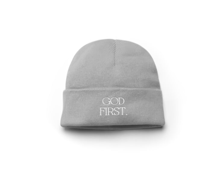 God First. Beanie